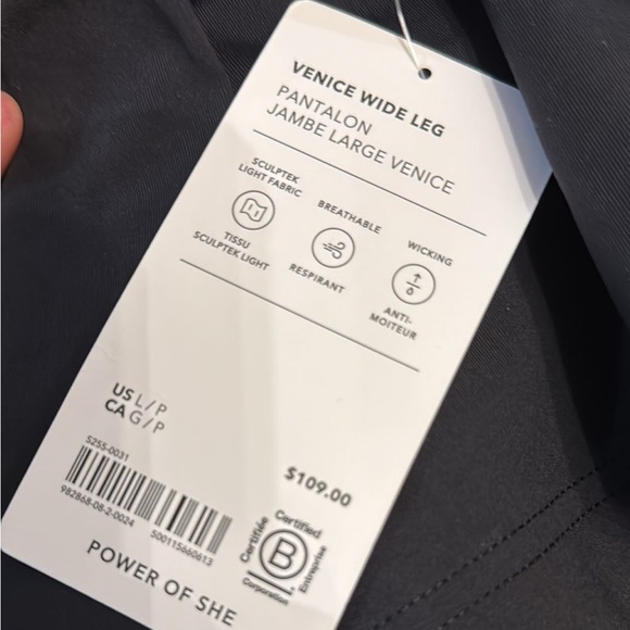 Athleta Venice Wide Leg // Black #982868 - Picture 10 of 16